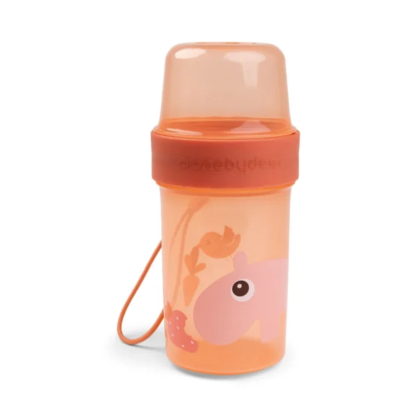 Done by Deer - To go 2-way Snack-Behälter Ozzo Mustard