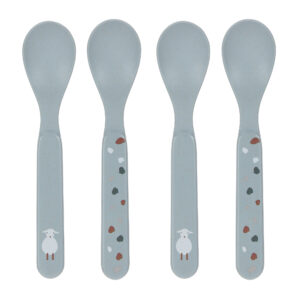 Lässig Kinderlöffel Tiny Farmer Sheep/Goose blue - Set (4 Stk)