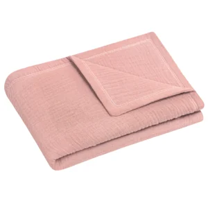 Zöllner Kuscheldecke Musselin dusty rose