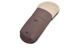 MOON Premium Winterfußsack mit Kunstfelleinsatz tonka