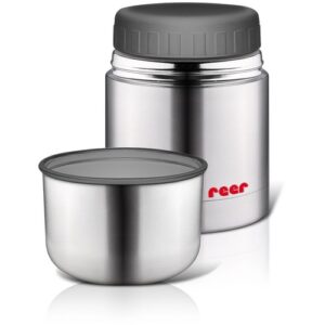 Reer Edelstahl-Warmhaltebox für Nahrung mit Becher - 350 ml